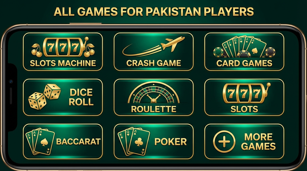 Main screen of pakgame games page for PK players - 4